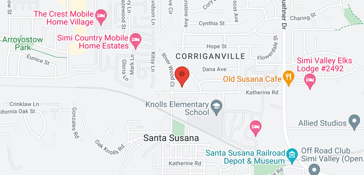 map of 6230 Mulberry Simi Valley, CA 93063